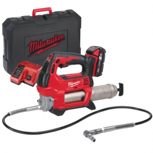 4933440490 Milwaukee Akumulatorowa Smarownica Tawotnica M18 GG-201CT  + Bateria + �adowarka + Walizka 