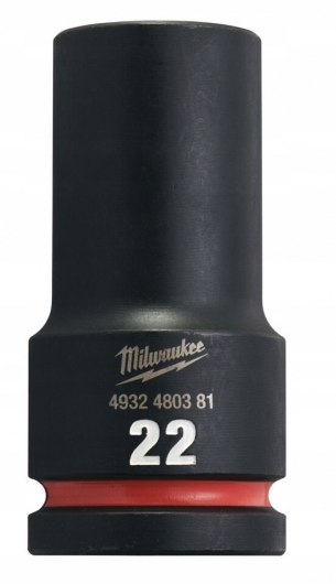 4932480381 Milwaukee Nasadka Udarowa 3/4 D�uga 22mm Schockwave 