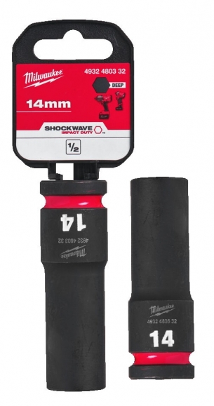 4932480332 Milwaukee Nasadka Udarowa 1/2 14mm Przed�u�ona Impact