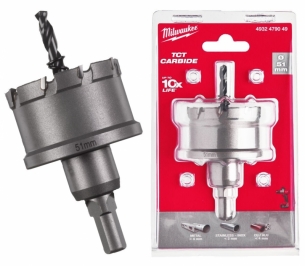 4932479049 Milwaukee Otwornica do stali nierdzewnej metalu 51 mm TCT