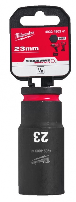 4932480341 Milwaukee Nasadka Udarowa 1/2 23mm Przed�u�ona Impact