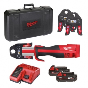 Milwaukee M18BLHPT-202C Zaciskarka bezszczotkowa V-SET 3 x Szcz�ki 15/22/28mm 4933451134