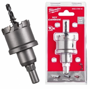 4932479044 Milwaukee Otwornica do stali nierdzewnej metalu 38 mm TCT