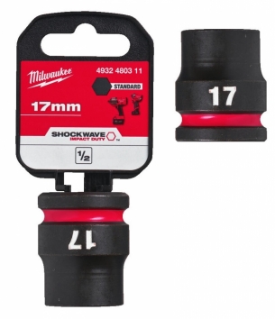 4932480311 Milwaukee Nasadka udarowa kr�tka 1/2  17mm 