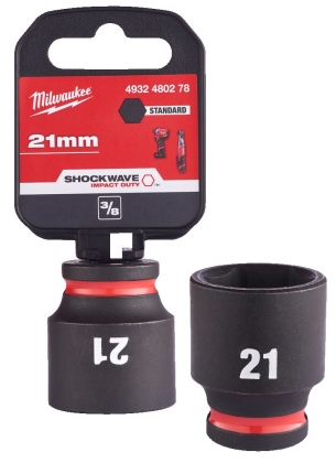 Milwaukee Nasadka Udarowa Kr�tka 3/8 6-pkt 21mm 4932480278