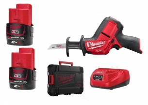 4933447738 Milwaukee M12 CHZ-202X Pi�a szablasta FUEL 2 x Bateria 2.0Ah + �adowarka 