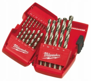 4932493869 Milwaukee Zestaw Wiert�e� Wiert�a do metalu HSS-G 19szt. THUNDERWEB Packout 
