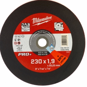 4932451490 Milwaukee Tarcza do metalu 230mm x 1.9 PRO+
