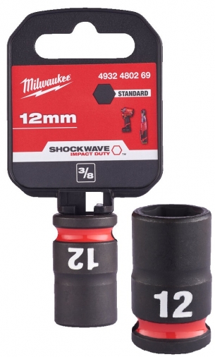 Milwaukee Nasadka Udarowa Kr�tka 3/8 6-pkt 12mm 4932480269