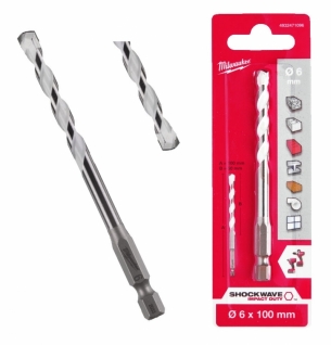 4932471096 WIERT�O UNIWERSALNE MILWAUKEE HEX 6 x 100 mm