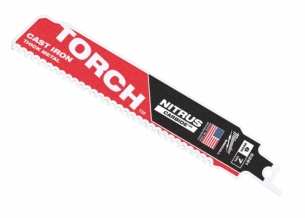48005261 Brzeszczot do pi�y szablastej z w�glikiem wolframu 150mm  NITRUS CARBIDE MILWAUKEE 