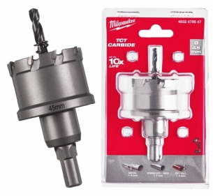 4932479047  Milwaukee Otwornica do stali nierdzewnej metalu 45 mm TCT