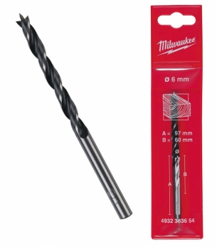 4932363654 Milwaukee Wiert�o �wider do drewna 6mm 