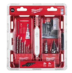 Milwaukee Zestaw 2 Wiert�a Wielostopniowe 4-12mm 4-20mm + Wiert�a do metalu 48899350