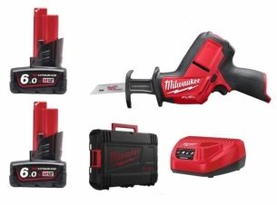 4933451511 Milwaukee M12 CHZ-602X Pi�a szablasta FUEL 2 x Bateria 6.0Ah + �adowarka 