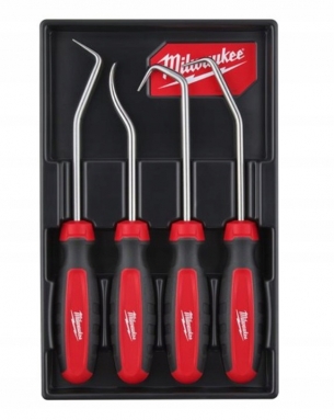 4932480568 MILWAUKEE ZESTAW HAKI HACZYKI WKR�TAKI 4SZT 