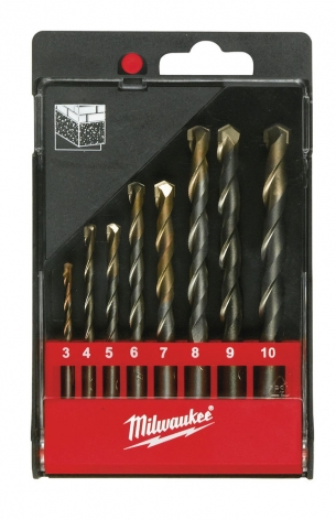 Milwaukee Zestaw Wierte� do betonu 4932352334 3-10mm Udarowych