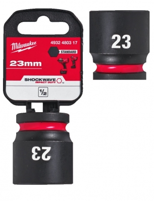 Milwaukee Nasadka udarowa kr�tka 1/2  23mm 4932480317