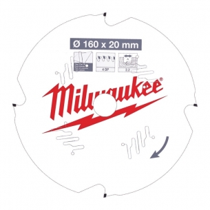 Milwaukee Tarcza Tn�ca Widiowa do Cement W��knisty 160mm x 20otw�r x4Z 4932471293