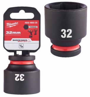 4932480325 Milwaukee Nasadka udarowa kr�tka 1/2  32mm 