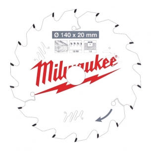 4932471310 Milwaukee Tarcza Tn�ca Widiowa 140mm x 20otw�r x 18Z 