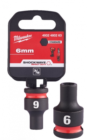 Milwaukee Nasadka Udarowa Kr�tka 3/8 6-pkt 6mm 4932480263