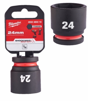 4932480318 Milwaukee Nasadka udarowa kr�tka 1/2  24mm 