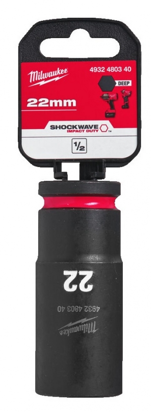4932480340 Milwaukee Nasadka Udarowa 1/2 22mm Przed�u�ona Impact