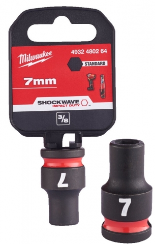 Milwaukee Nasadka Udarowa Kr�tka 3/8 6-pkt 7mm 4932480264