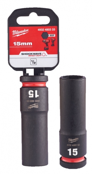 4932480333 Milwaukee Nasadka Udarowa 1/2 15mm Przed�u�ona Impact