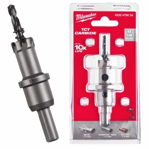 4932479034 Milwaukee Otwornica do stali nierdzewnej metalu 18 mm TCT