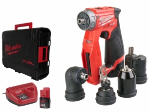 Milwaukee Wiertarko-wkr�tarka z wymiennym uchwytem M12 FDDXKIT-202X MILWAUKEE 4933464979
