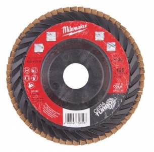 Milwaukee Ceramiczna tarcza listkowa do aluminium/ Metalu INOX XL 125mm G80 4932478951