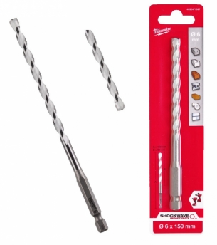 4932471097 WIERT�O UNIWERSALNE MILWAUKEE HEX 6 x 150 mm