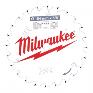 Milwaukee Tarcza Tn�ca Widiowa 184x5/8x24Z  4932471378