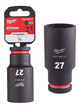 4932480345 Milwaukee Nasadka Udarowa 1/2 27mm Przed�u�ona Impact