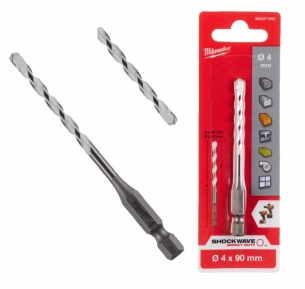 4932471092 WIERT�O UNIWERSALNE MILWAUKEE HEX 4 x 90 mm 