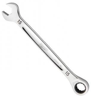 4932471508 Milwaukee Klucz P�asko-Oczkowy z Grzechotk� 15mm 
