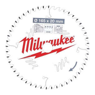 4932471295 Milwaukee Tarcza Tn�ca Widiowa 165mm x 20otw�r x 48Z