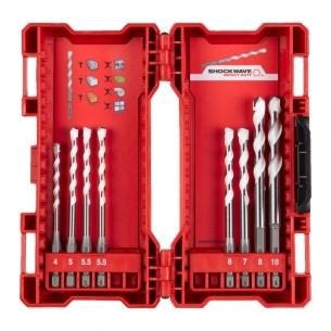 Milwaukee Zestaw Wierte� Uniwersalnych 8szt Hex 1/4  4-10mm 4932471113