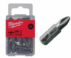 4932399587 Milwaukee Bit Ph2x25mm 25szt Opakowanie 