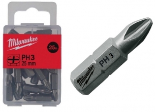 4932399588 Milwaukee Bit Ph3x25mm 25szt Opakowanie