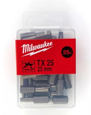 4932399597 Milwaukee Bit T25x25mm 25szt TORX Opakowanie 